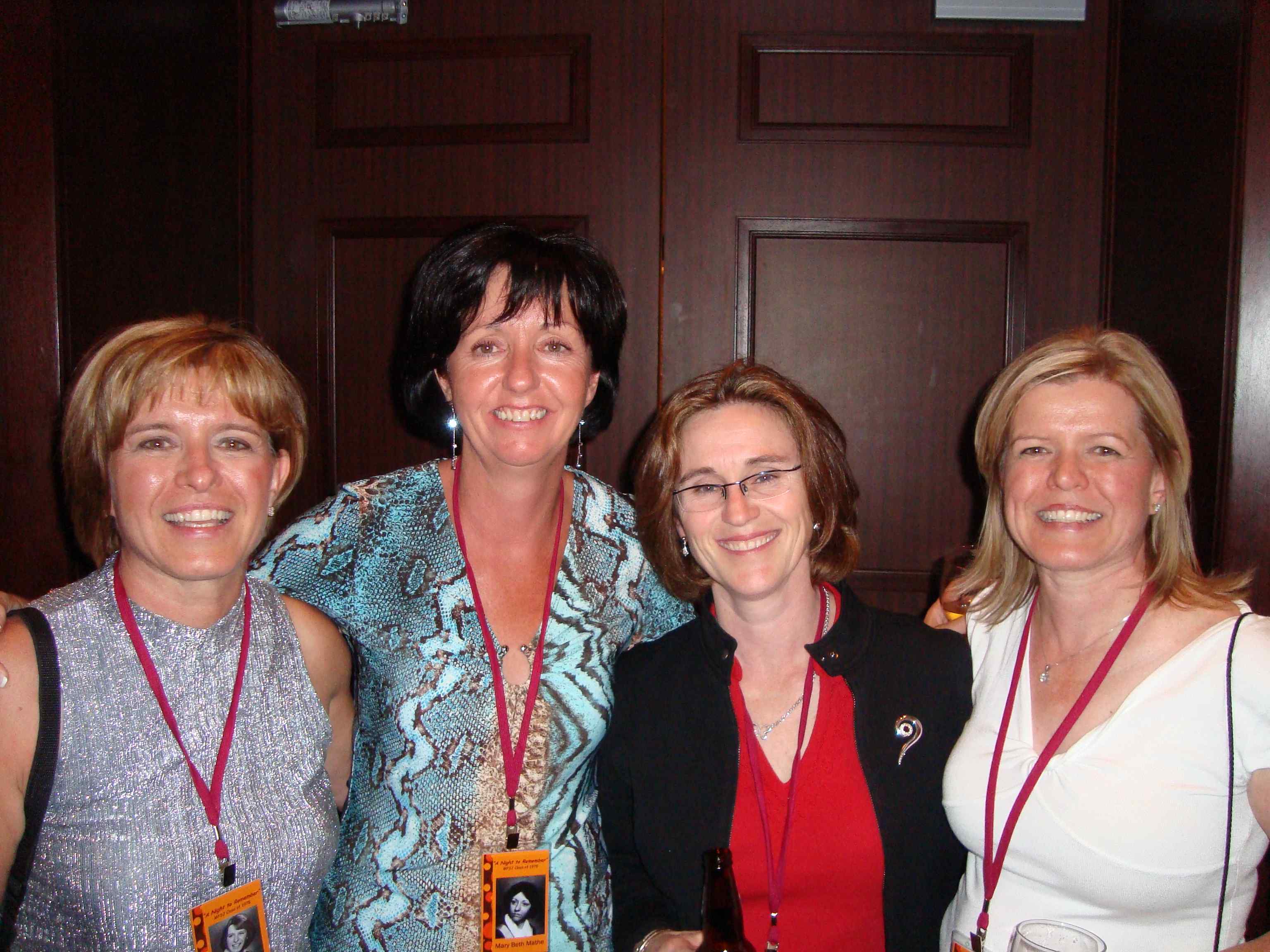 Karen Rosenitsch, Mary Beth Mathe, Joan Cooney, Kathy Rosenitsch